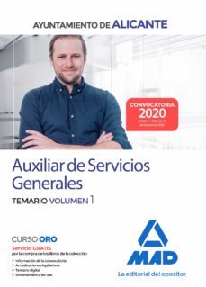 auxiliar de servicios generales del ayuntamiento de alicante. temario (vol. 1)-9788414236482