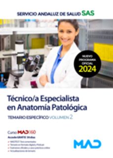 técnico/a especialista en anatomía patológica. temario específico volumen 2-9788414287682