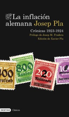 la inflacion alemana. cronicas 1923-1924 (ebook)-josep pla-9788423364282