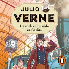 julio verne - la vuelta al mundo en 80 días (edición actualizada, ilustrada y adaptada) (audiolibro)-julio verne-9788427227682