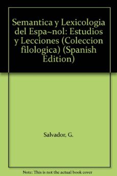 semantica y lexicologia del español-gregorio salvador-9788428313582