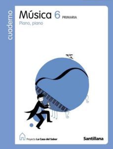 6º primaria cuaderno musica piano piano saber ed09-9788429492682