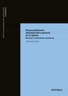 el procedimiento administrativo general en la iglesia-jonas achacoso-9788431337582