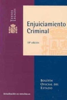 enjuiciamiento criminal (19ª ed)-9788434018082