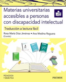 materias universitarias accesibles a personas con discapacidad in telectual-rosa maria diaz jimenez-ana medina reguera-9788436850482