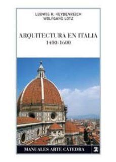Imagen Principal de ARQUITECTURA EN ITALIA, 1400-1600 (4ª ED.)