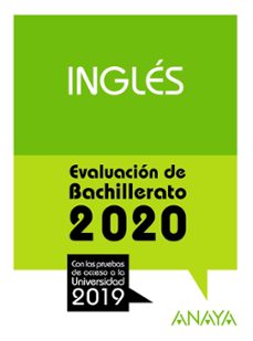 ingles: evaluacion de bachillerato 2020 - prueba acceso universidad-9788469873182