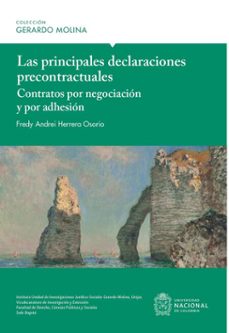 las principales declaraciones precontractuales (ebook)-fredy andrei herrera osorio-9789587941982
