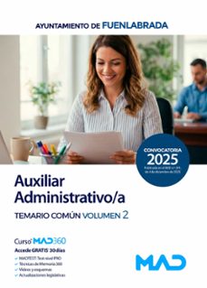 auxiliar administrativo/a. temario comun (vol. 2)-9791370283582