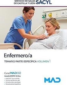 enfermero/a del servicio de salud de castilla y leon (sacyl). tem ario parte especifica volumen 1-9791370284282