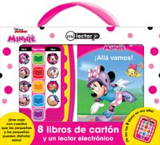 disney jr. minnie - mi lector jr. - 8 libros de cartón y un lecto r electrónico-9798384603382