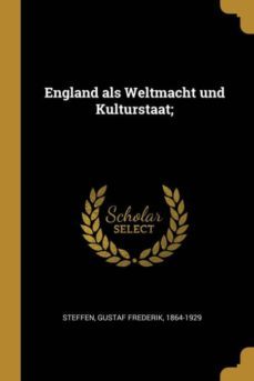 england als weltmacht und kulturstaat-9780274675692