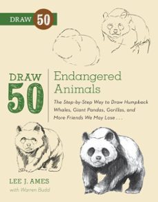 draw 50 endangered animals (ebook)-lee j. ames-warren budd-9780823086092