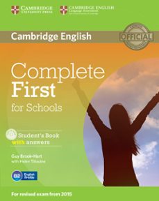 complete first for schools student s book with answers with cd-rom (solo portugal)-9781107661592