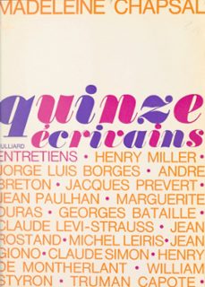 quinze ecrivains (ebook)-madeleine chapsal-9782402623292