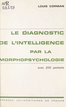 le diagnostic de l'intelligence par la morpho-psychologie (ebook)-louis corman-9782705909192