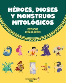 heroes, dioses y monstruos mitologicos. estuche con tres libros-9788413610092