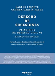 principios de derecho civil vi: derecho de sucesiones.-carlos lasarte alvarez-carmen garcia perez-9788413818092