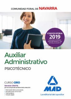 auxiliar administrativo de la comunidad foral de navarra. psicoté cnico-9788414228692
