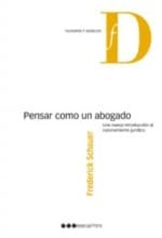 pensar como un abogado-frederick schauer-9788415664192