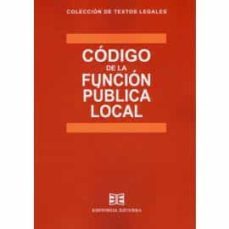 codigo de la funcion publica local-9788416190492