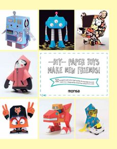 -diy- paper toys. make new friends! (ed. bilingue español - ingles)-9788416500192