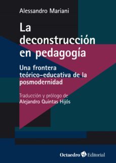 la deconstruccion en pedagogia (ebook)-alessandro mariani-9788419506092
