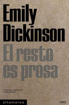 el resto es prosa-emily dickinson-9788419583192