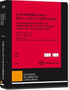 los problemas de la ley concursal: i congreso español de derecho-emilio m. beltran sanchez-9788447032792