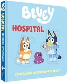 bluey. libro juguete - hospital. libro de cartón con figuras extr aíbles para jugar-9788448874292