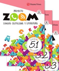 lengua castellana y literatura 5º educacion primaria libro 1, 2 y 3 (p zoom)-9788468262192