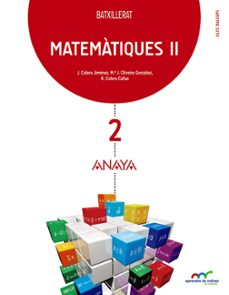 matematiques ii. 2º bachillerato-9788469813492