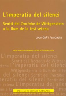 l imperatiu del silenci-joan ordi-9788472839892