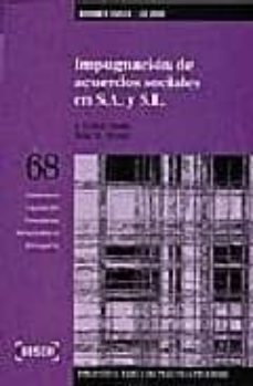 impugnacion de acuerdos sociales en sa y sl (2ª ed.) (incluye dis quete)-9788476768792