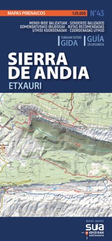 sierra de andia. mapas pirenaicos (1:25.000)-miguel angulo-9788482169392