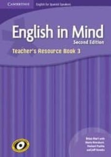 english in mind for spanish speakers level 3 teacher s resource b ook with audio cds (4) (2nd edition)-brian hart-9788483237892