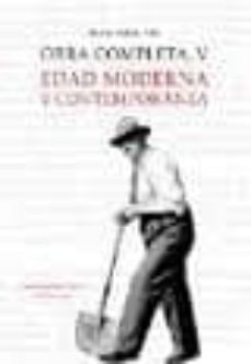 obra completa, v: edad moderna y contemporanea-juan uria riu-9788483673492
