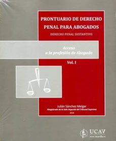 prontuario de derecho penal para abogados-julian (coord.) sanchez melgar-9788490403792