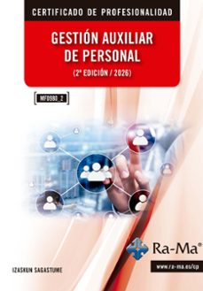 Imagen Principal de (MF0980_2) Gestión auxiliar de personal. 2ª Edición / 2026