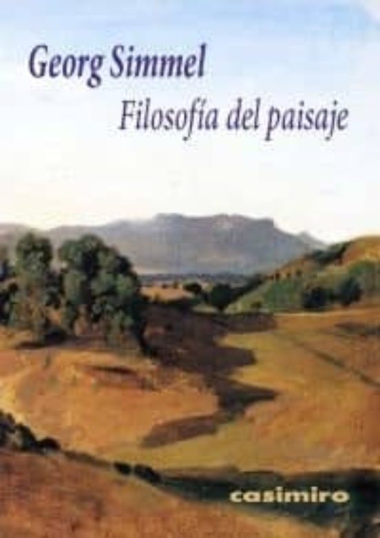 Portada de FILOSOFIA DEL PAISAJE