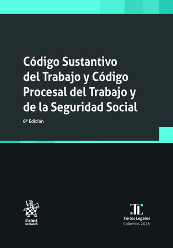 Portada de Codigo sustantivo del trabajo y codigo procesal del trabajo