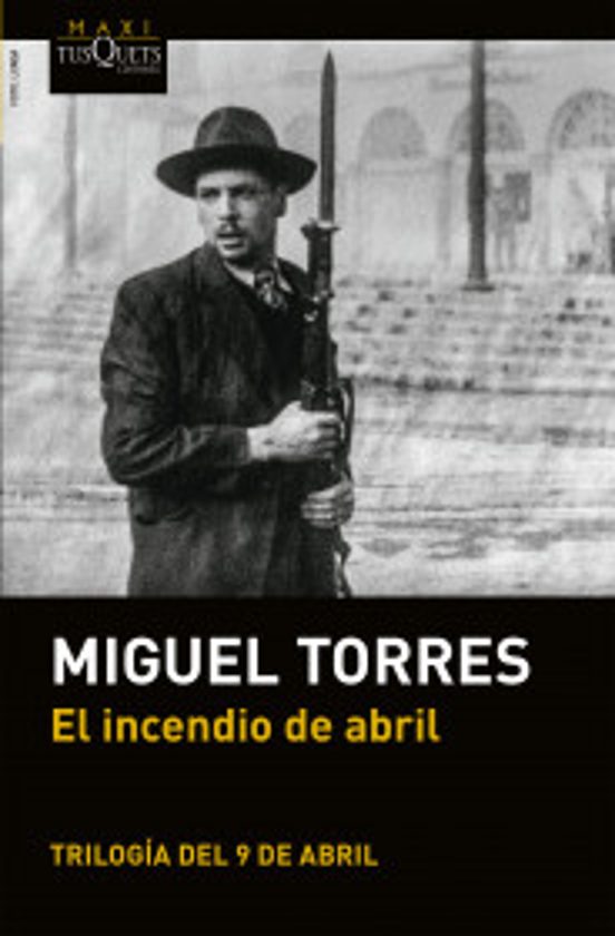 Portada de El incendio de abril
