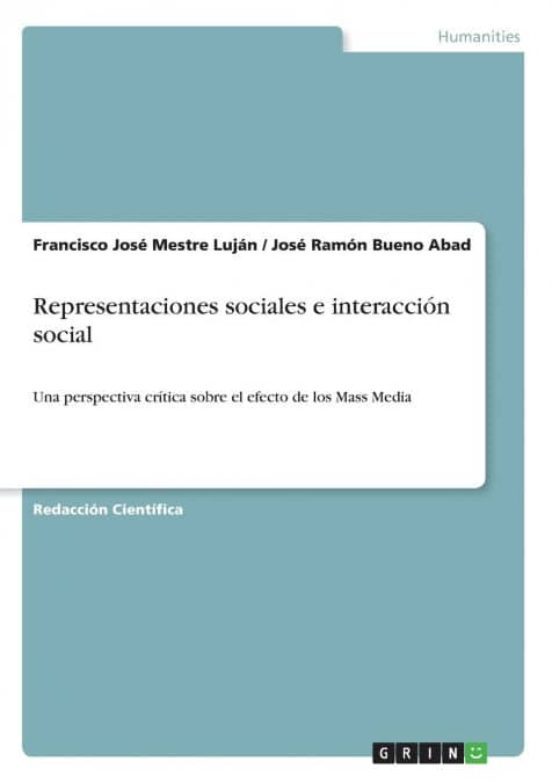 Portada de Representaciones Sociales E Interaccion Social
