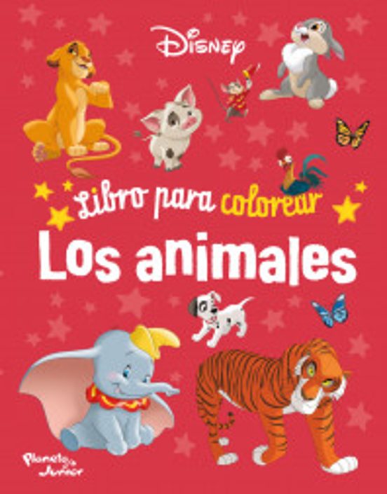 Portada de Libro Para Colorear. Los Animales