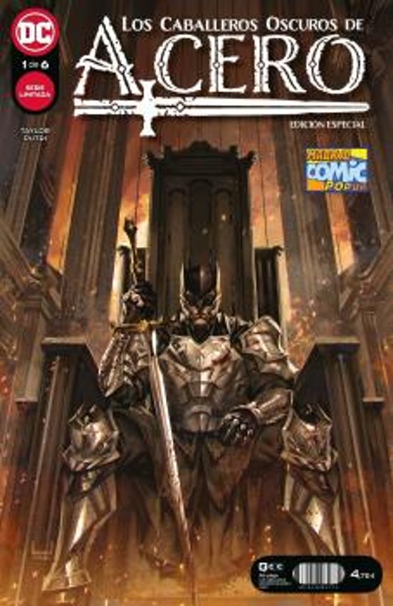 Tapa blanda LOS CABALLEROS OSCUROS DE ACERO Nº 1 DE 6 (PORTADA MADRID COMIC POP UP 2022)