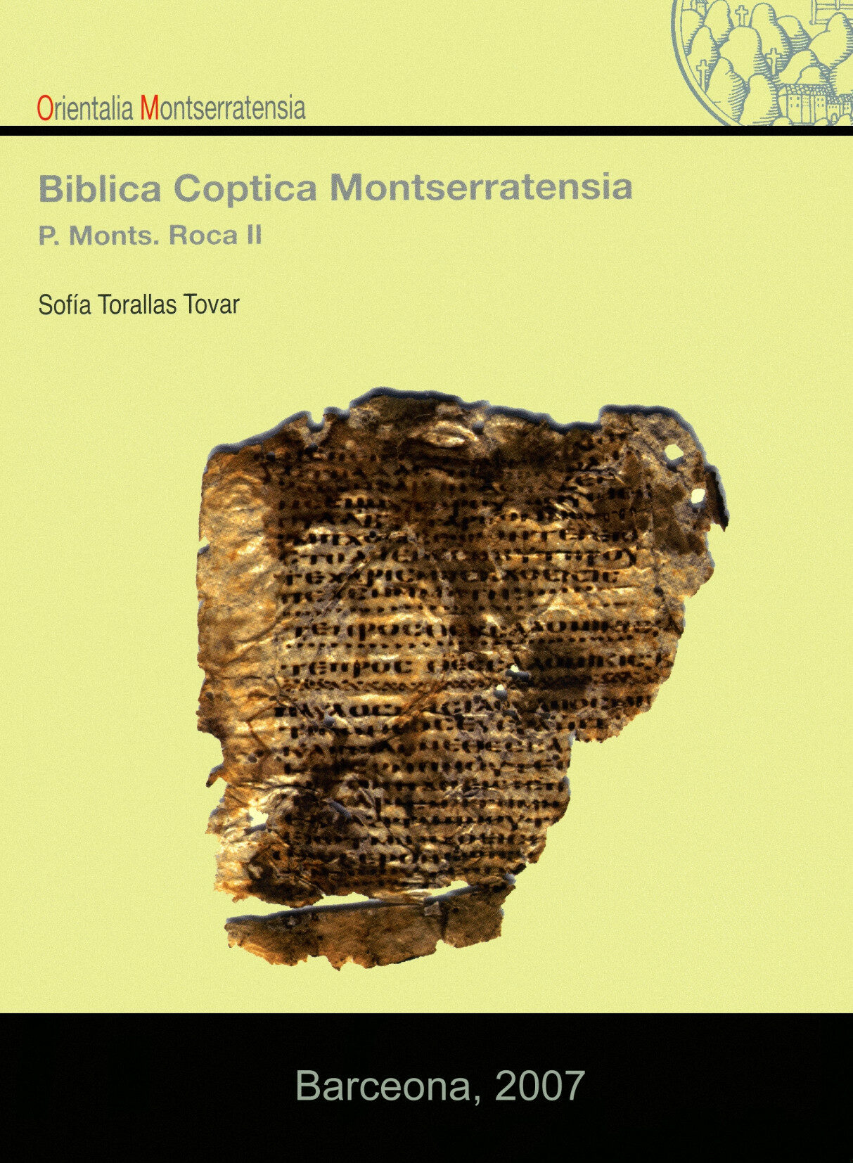 Biblia Coptica Montserratensia por Sofia Torallas Tovar epub