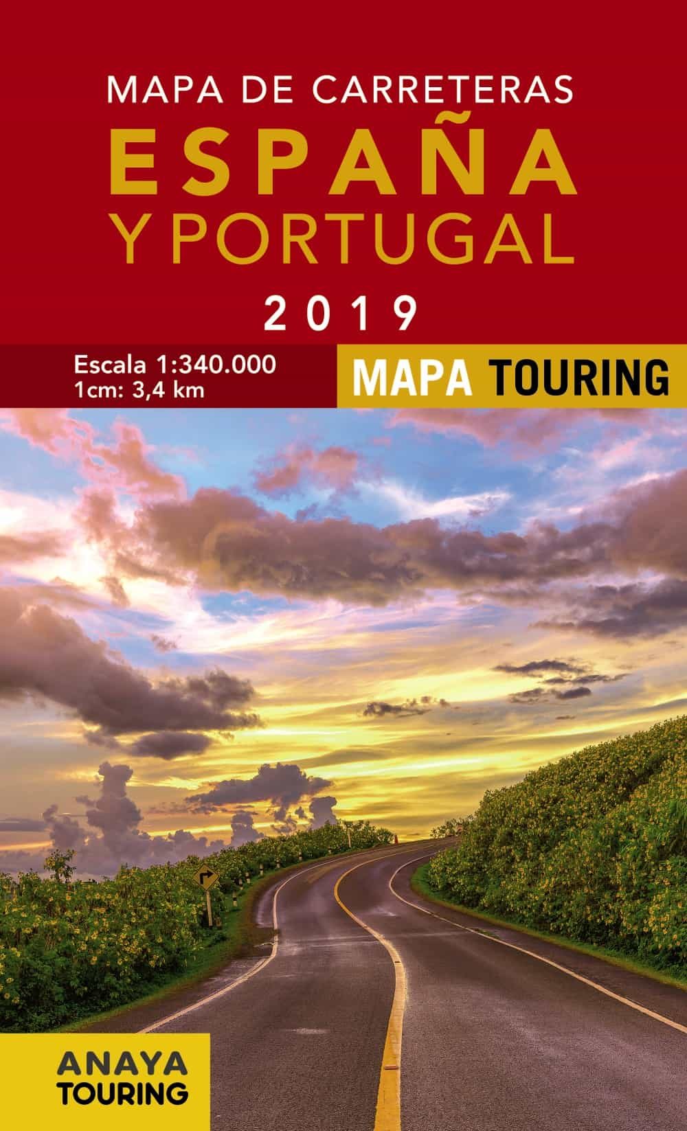 Mapa De Carreteras De España Y Portugal 2019 (1:340000)(13ª Ed.) por Vv.aa.