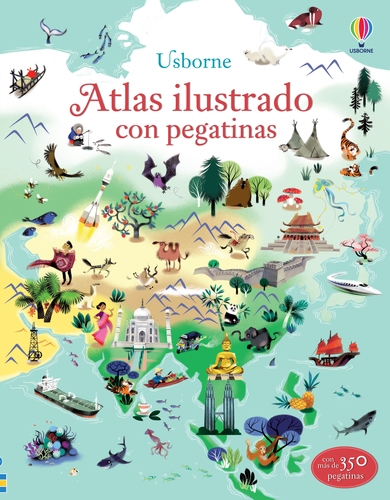 Atlas Ilustrado Con Pegatinas por Vv.aa.