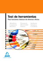 TEST DE HERRAMIENTAS PARA FUNCIONES BASICAS DE DIVERSOS OFICIOS