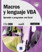 macros y lenguaje vba - aprender a programar con excel (2ª ed.)-frederic le guen-9782746085862 macros y lenguaje vba - aprender a programar con excel (2ª ed.)-frederic le guen-9782746085862